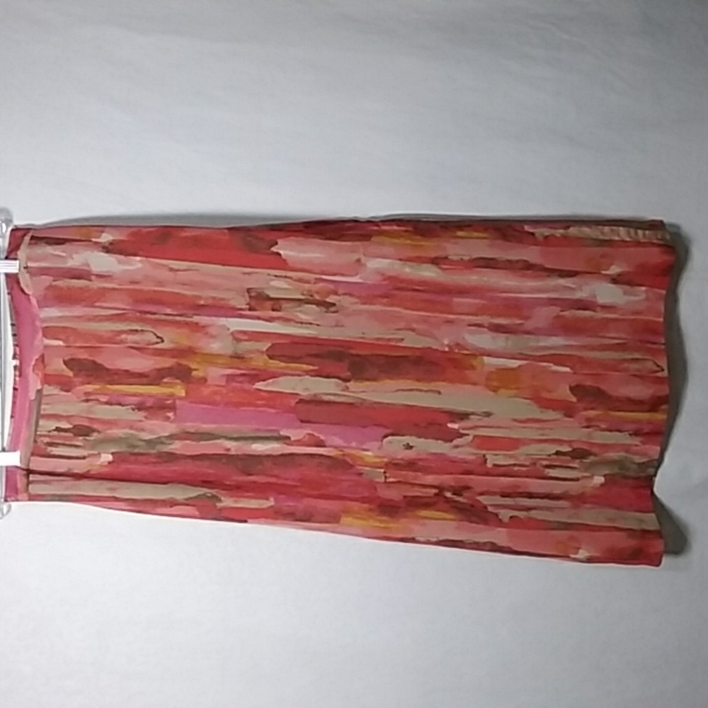 Chaus women's lined sheer  maxiskirt size 10